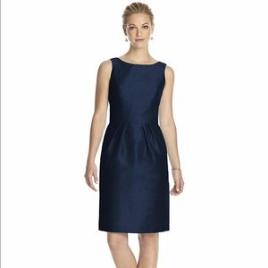 Navy Formal Bridesmaid or Prom Dress